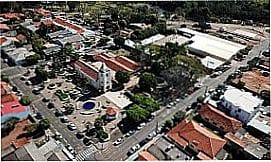 Bor� - Vista a�rea do centro de Bor� - SP