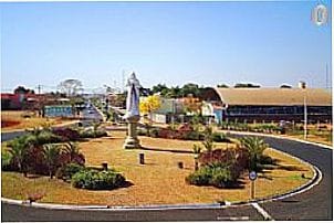 Rotat�ria de entrada de Brejo Alegre - SP