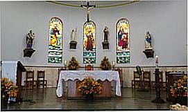 C�ndido Rodrigues - Altar da Igreja de Santo Antonio em C�ndido Rodrigues - SP