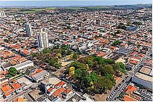 Vista a�rea da cidade de Capivari - SP