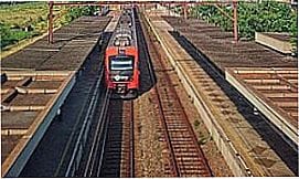 Capuava - Imagem da Esta��o Capuava, distrito de Mau� - SP
