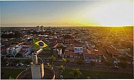 Cosm�polis - Vista a�rea da cidade  de Cosm�polis - SP