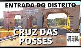 Cruz das Posses - P�rtico de Cruz das Posses, distrito de Sert�ozinho - SP