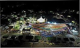 Dirce Reis - Vista noturna da cidade de Dirce Reis - SP