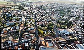 Dumont - Vista a�rea da cidade  de Dumont - SP