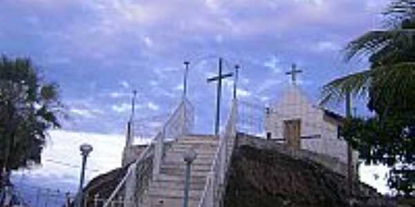 Pedras Altas do Mirim-BA-Capela no alto do morro-Foto:Vilma Lima