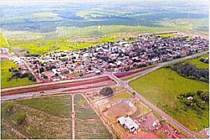 Vista a�rea de Estrela do Norte - SP