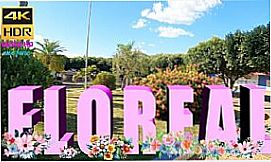 Floreal - P�rtico de entrada da cidade de Floreal - SP