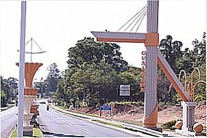 Portal tur�stico da cidade Guai�ara - SP