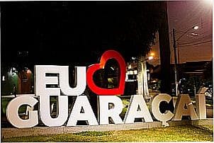 Portal da cidade  de Guara�a� - SP