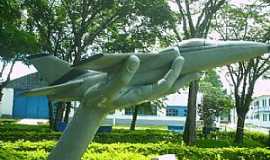 Guaratinguet - Guaratinguet-SP-Monumento no Centro de Treinamento da Aeronutica-Foto:Lindinha Rodrigues