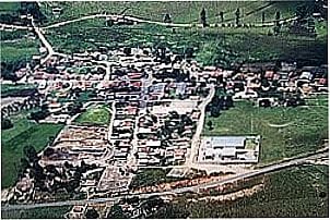 Vista geral de Guarizinho, distrito de Itapeva - SP
