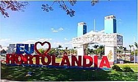 Hortol�ndia - P�rtico de  entrada da cidade de Hortol�ndia - SP