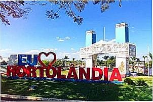 P�rtico de  entrada da cidade de Hortol�ndia - SP
