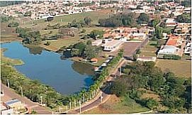 Iaras - Vista a�rea da cidade  de Iaras - SP