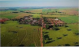 Indai� do Aguape� - Vista a�rea de Indai� do Aguape� SP