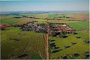Vista a�rea de Indai� do Aguape� SP
