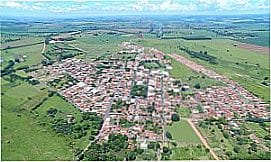 Itaju - Vista a�rea da cidade de Itaju - SP