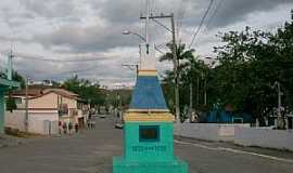 Itaca - Itaca-SP-Monumento na entrada da cidade-Foto:Molitor