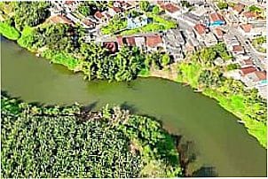 Rio em Itapeuna - SP