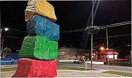 Itapevi - Homenagem ao nome da cidade, Pedra Chata, em Itapevi - SP