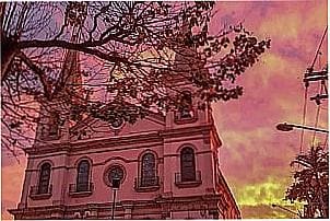 Igreja Matriz na cidade de Jacare� - SP
