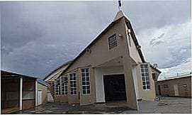 Jatob� - Igreja de Nossa Senhora do Carmo em Jatob�, distrito de Alto Alegre - SP