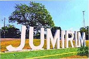 P�rtico da cidade de Jumirim - SP