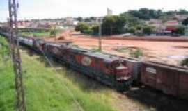 Limeira - Trem de Ferro entrando na cidade, Por Moacir Magusteiro