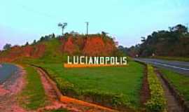 Lucianpolis - Entrada da cidade-Foto:Luciano Rizzieri 