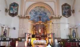 Mirandpolis - altar da igreja matriz, Por PAULO VALVERDE