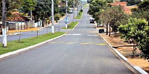 Paulpolis-SP-Avenida de entrada da cidade-Foto:Fabio Vasconcelos