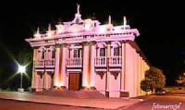 Pedrinhas Paulista - Teatro Municipal-Foto noturna-Foto:fotomarco3d