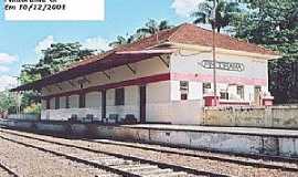 Pindorama - Pindorama-SP-Estao Ferroviria em 2001-Foto:Mauro Luiz Benedito da Costa