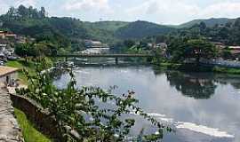 Pirapora do Bom Jesus - Pirapora do Bom Jesus-SP-Ponte no Rio Tiet e a cidade-Foto:Ernandes C Santos