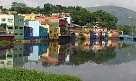 Pirapora do Bom Jesus - Pirapora do Bom Jesus-SP-Rio Tiet e vista parcial da cidade-Foto:Ernandes C Santos