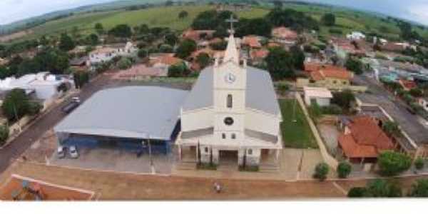 Foto aerea Igreja Mtriz, Por luiz Donizeti Lucatti