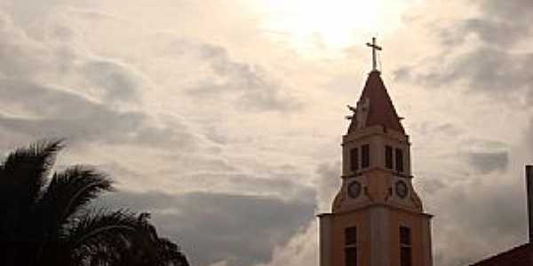 Potirendaba-SP-Torre da Matriz do Senhor Bom Jesus-Foto:Fabricio Peres