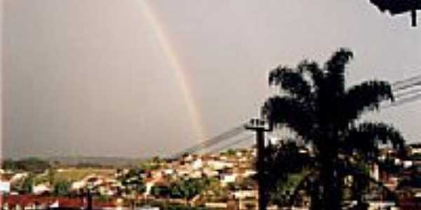 Arco ris e vista parcial da cidade de Sabana-Foto:Jose Carlos Quiletti