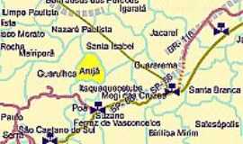 So Caetano do Sul - Mapa de localizao