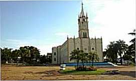 Valentim Gentil - Praa e Igreja Matriz de So Sebastio em Valentim Gentil-SP