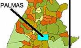 Aurora do Tocantins - Mapa de Localizao - Aurora do Tocantins-TO