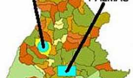 Dois Irmos do Tocantins - Mapa de Localizao - Dois Irmos do Tocantins-TO