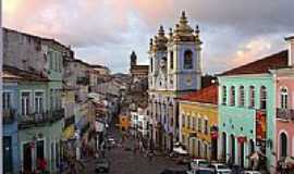 Salvador - Ladeira do Pelourinho em Salvador-BA-Foto:Jaime Caviedes