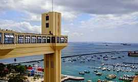 Salvador - Salvador-BA-Elevador Lacerda e a Marina