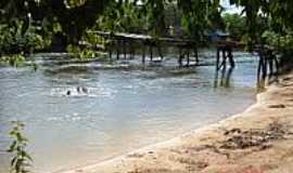 Porto Alegre do Tocantins - Praia do Rio Manoel Alves em Porto Alegre do Tocantins-TO-Foto:J. A. Valente Neto