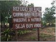 Refgio do Raiz Camping banho trekking
